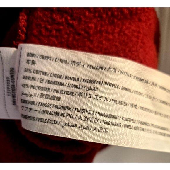 Abercrombie & Fitch Men’s Red Hoodie Red Size: M - Picture 4 of 5
